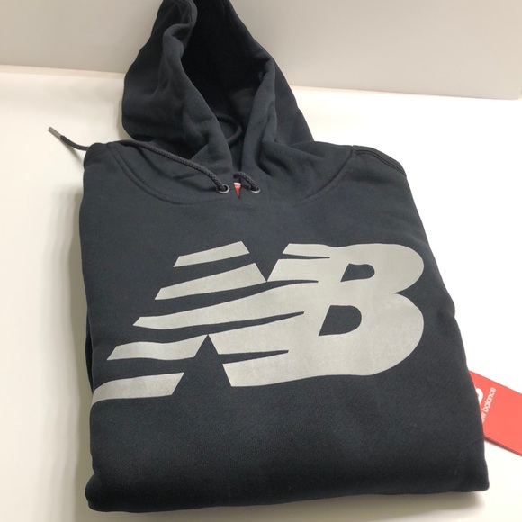 new balance hoodie black